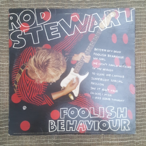 Rod Stewart Foolish Behaviour Vinyl - Picture 2 of 7